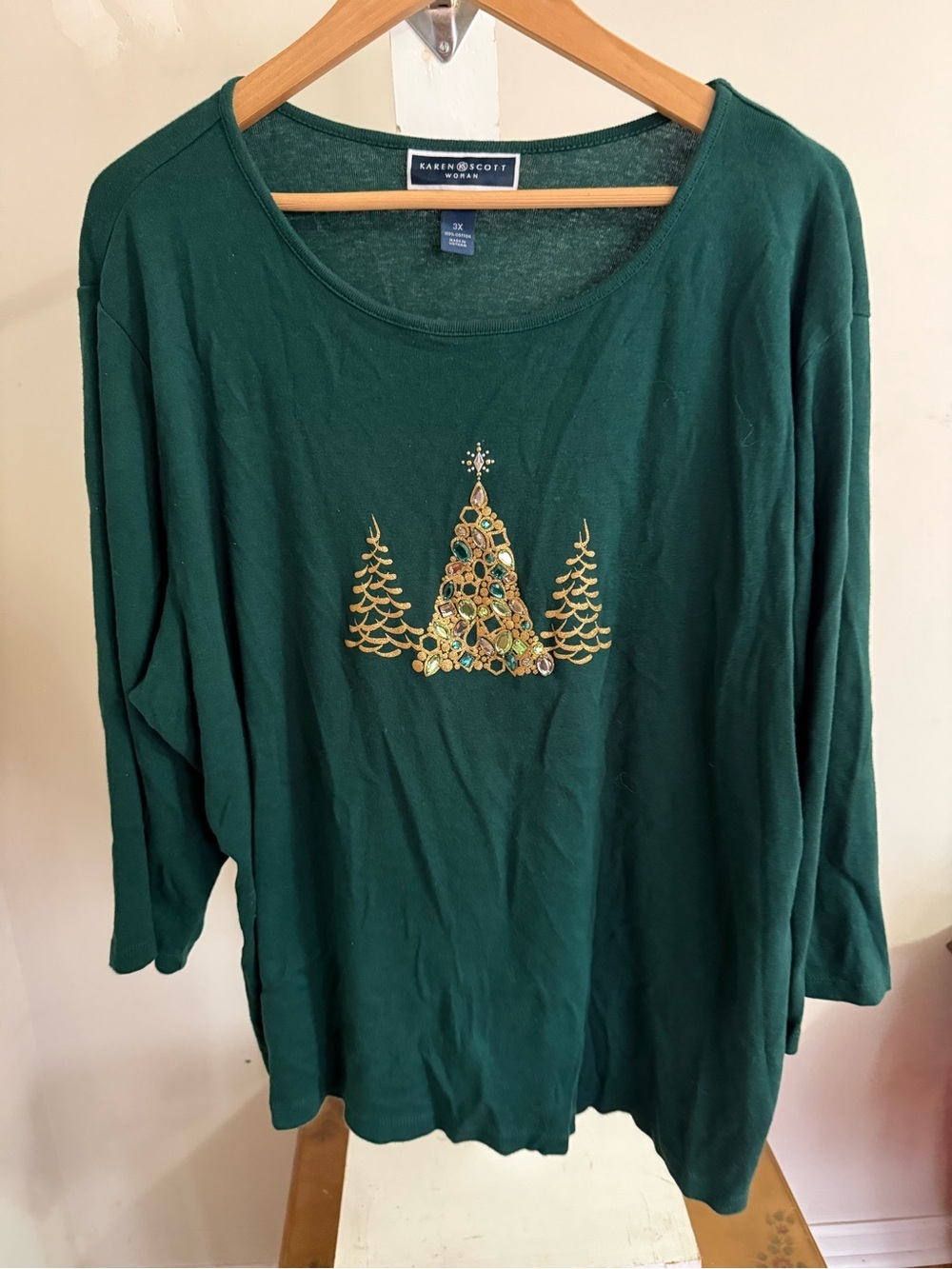 Karen Scott Christmas Shirt